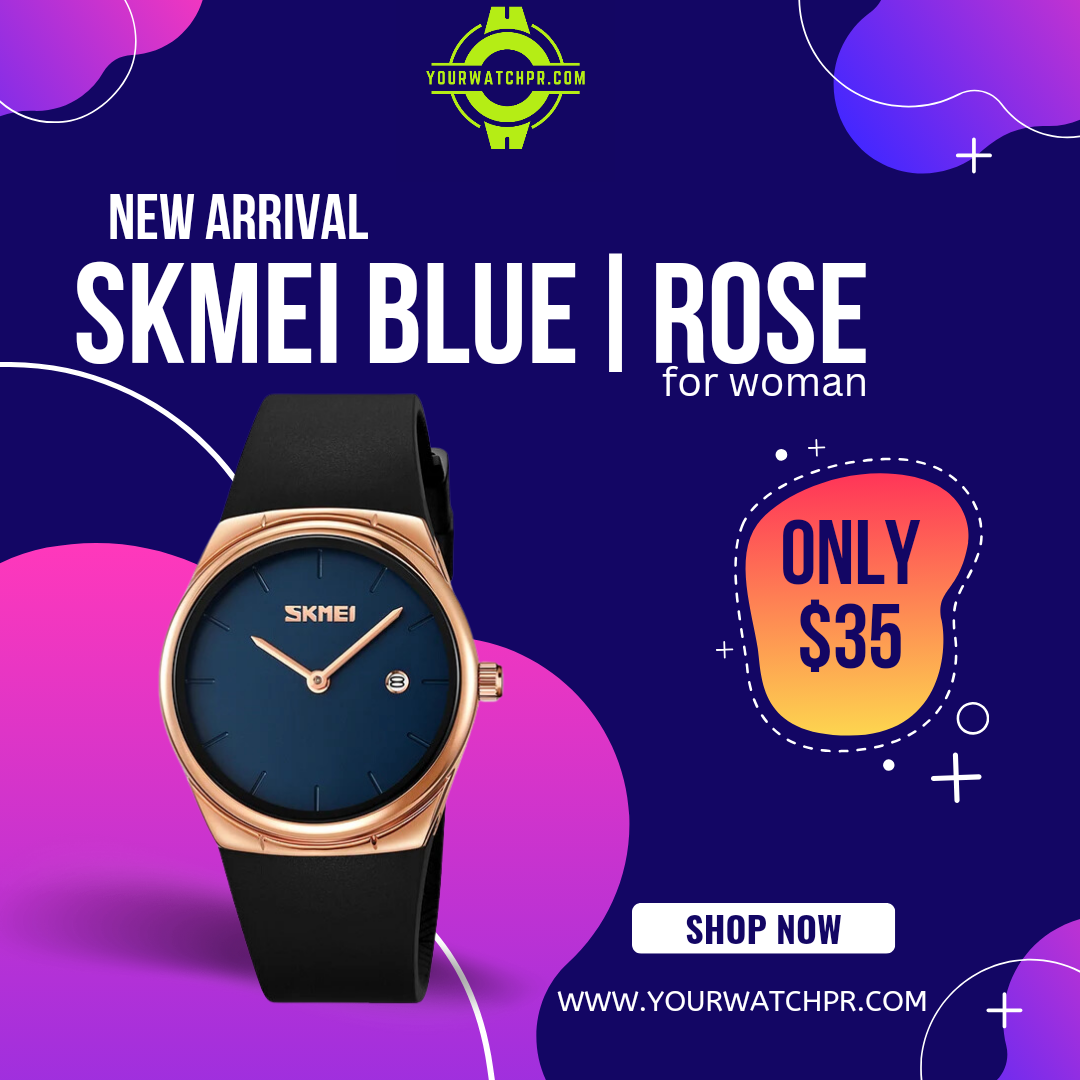 SKMEI BLUE|ROSE for her WR30M